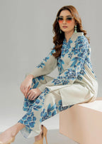 Shanghai Preet Elegant Sky Blue Women 2pcs