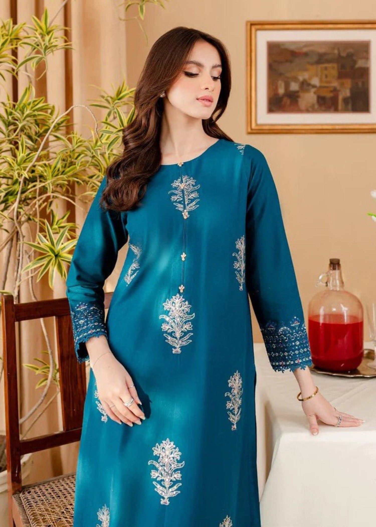 Haraj Collections Melvin Embroidered Women 2pcs