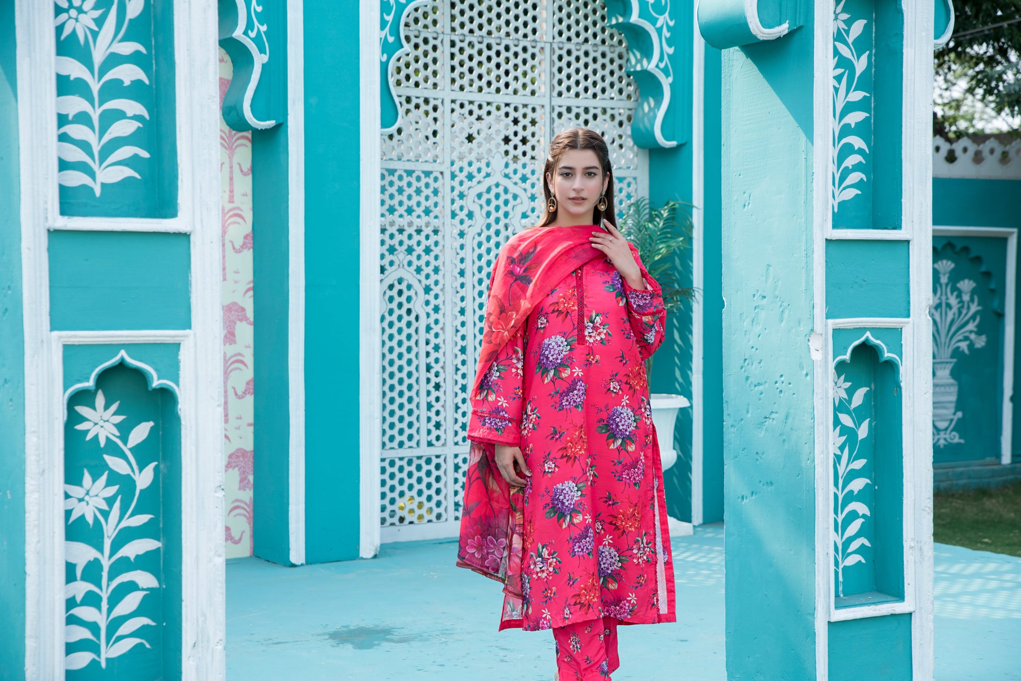 Yolo Pret Printed Arabic Silk Lawn FATAH F25 0014 Women 3pcs