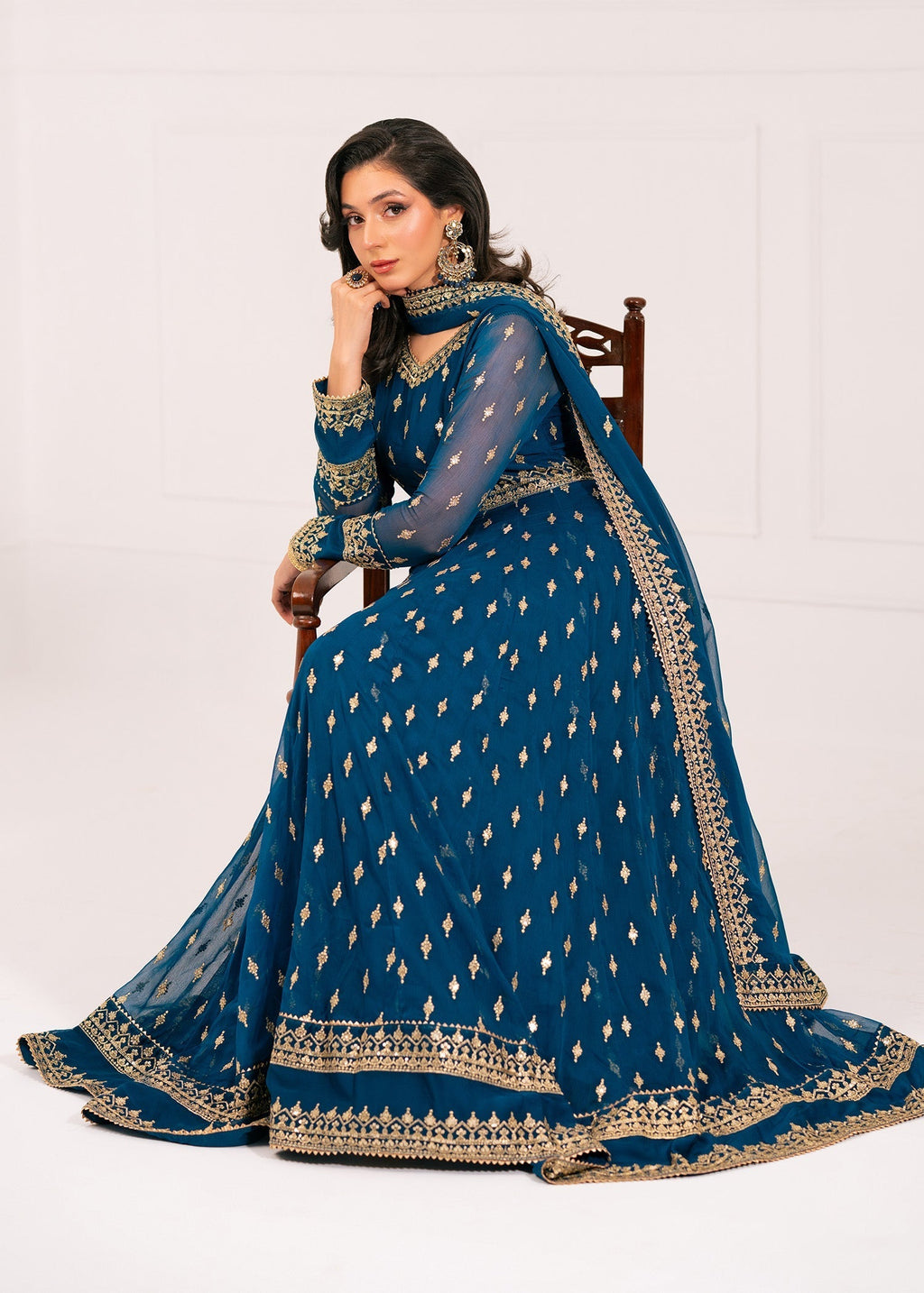 Ayesha Closet SITARA TEAL Women 3pcs