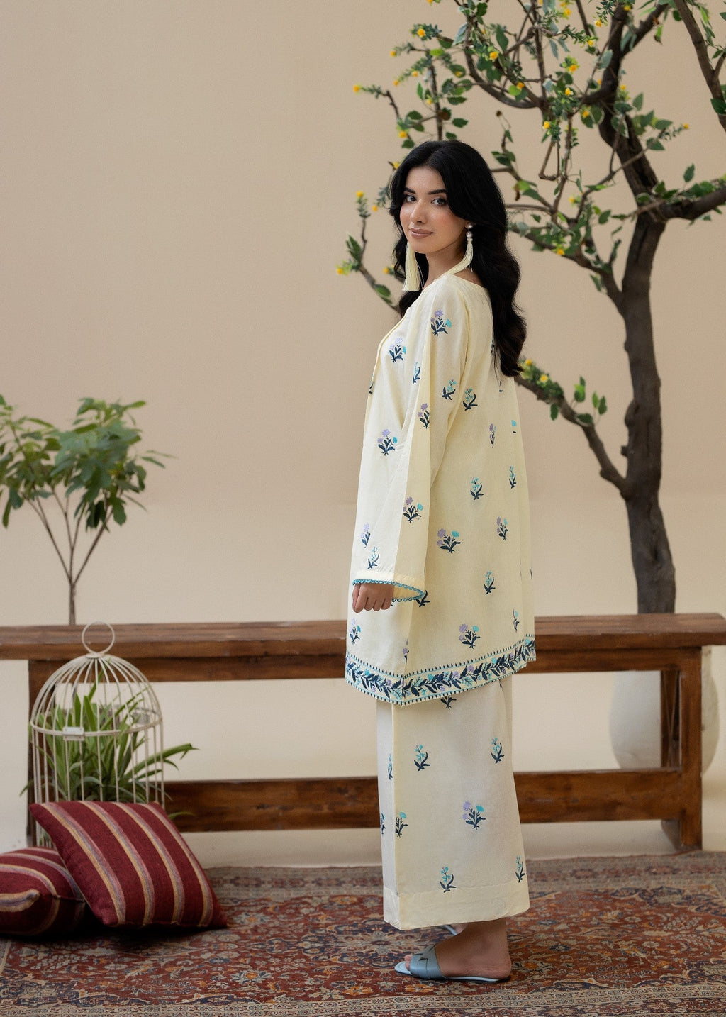 Zoya&Zafar Indigo Mirage Women 2pcs