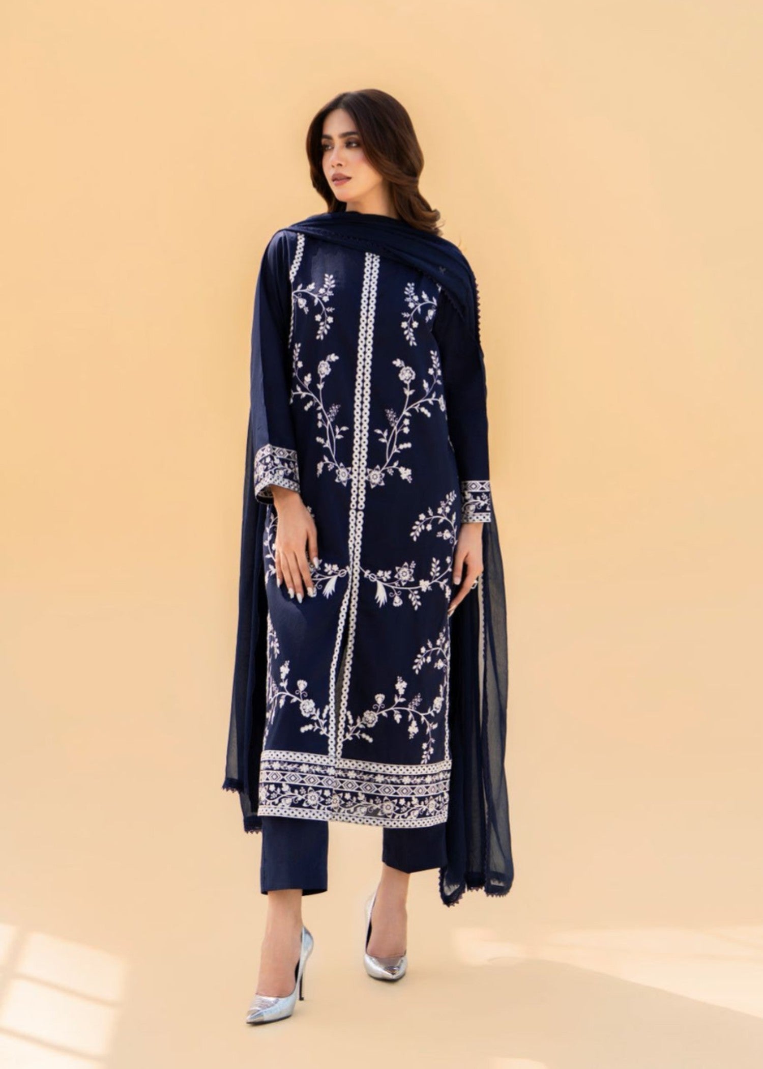 Bin Fatteh Fashion Neelam Women 3pcs