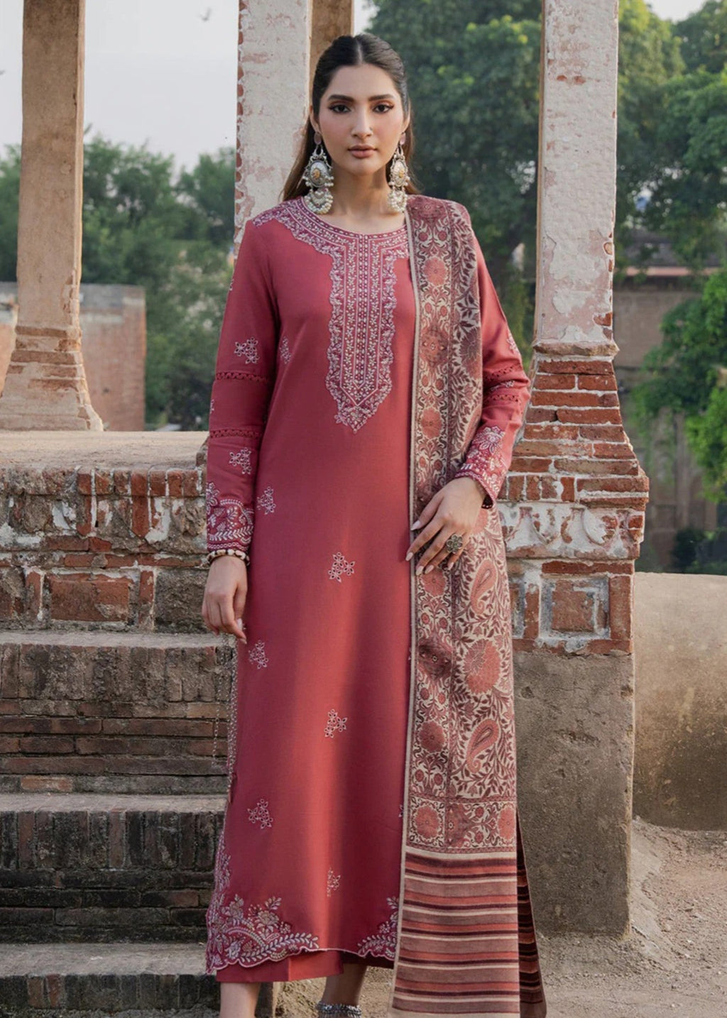 Chaudhary Arts Adan Embroiderd Women 3pcs