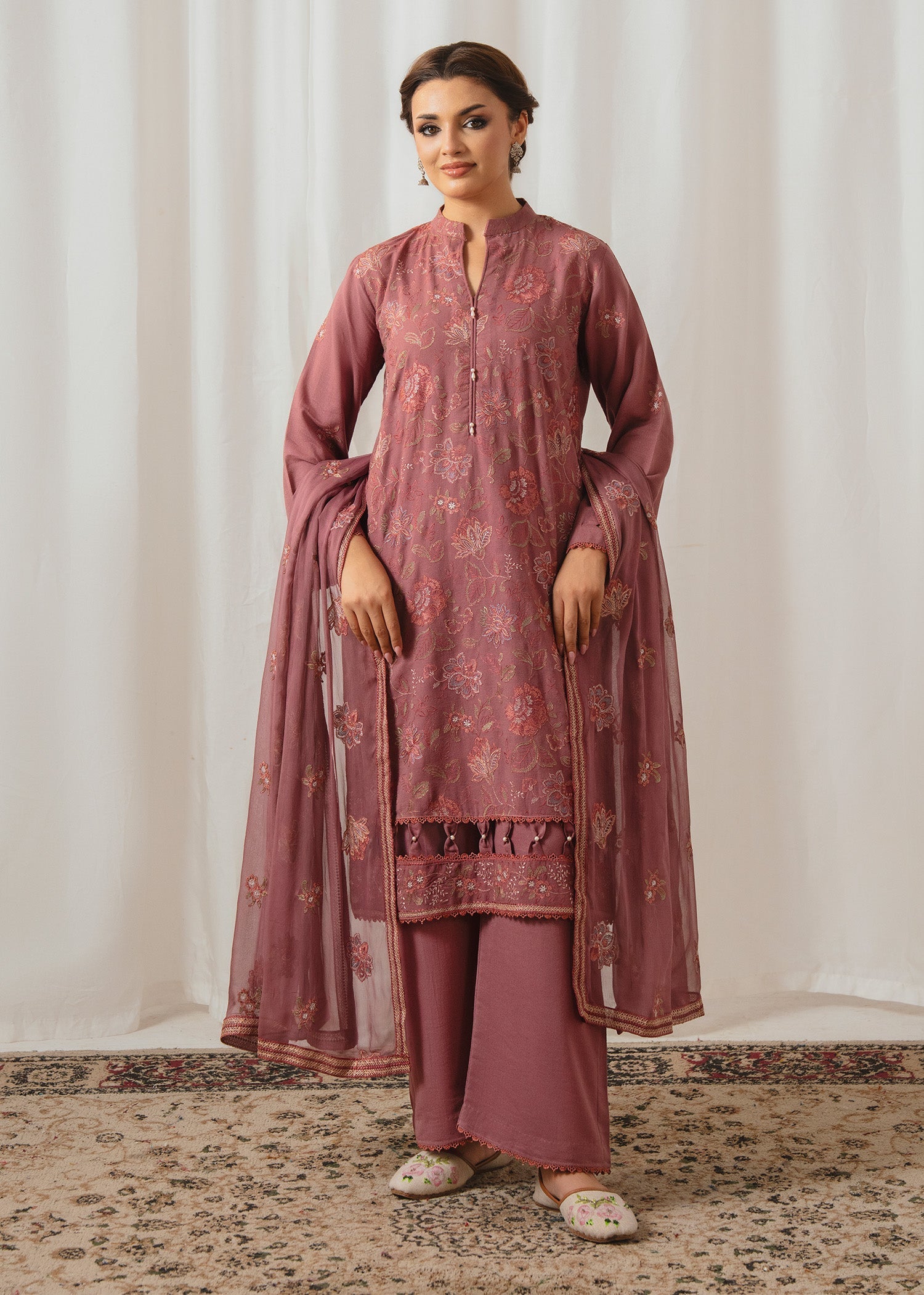 Zoya&Zafar Dusky Bloom Women 3pcs