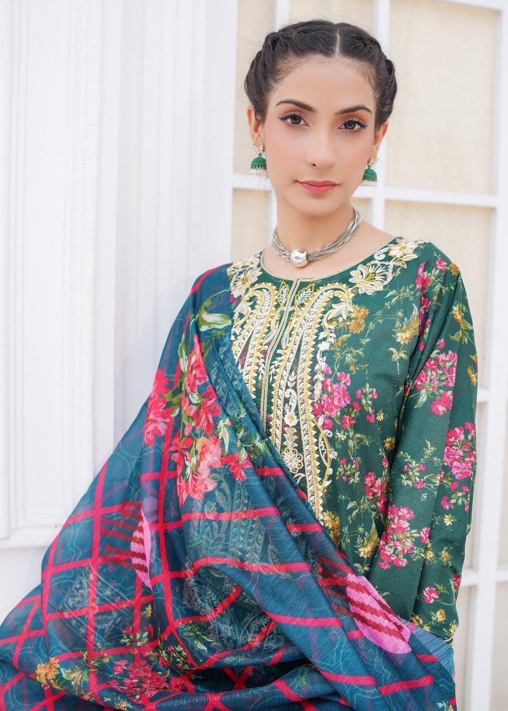 AATIQA Printed Pure Lawn Embroidered 14 Women 3pcs