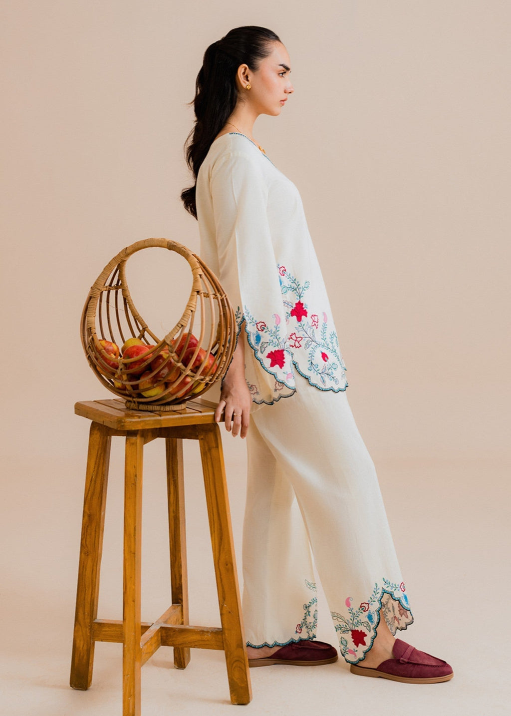 Kiara Eldyn – Embroidered Co ords Khaddar Set Women 2pcs