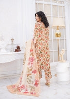 AATIQA Printed Pure Lawn Embroidered 20 Women 3pcs