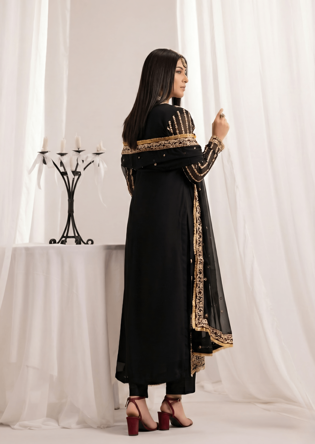 Alyssa BLACK SUIT ALN401 B Women 3pcs