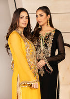 Khuda Baksh Creations Z 292 Black Women 4pcs