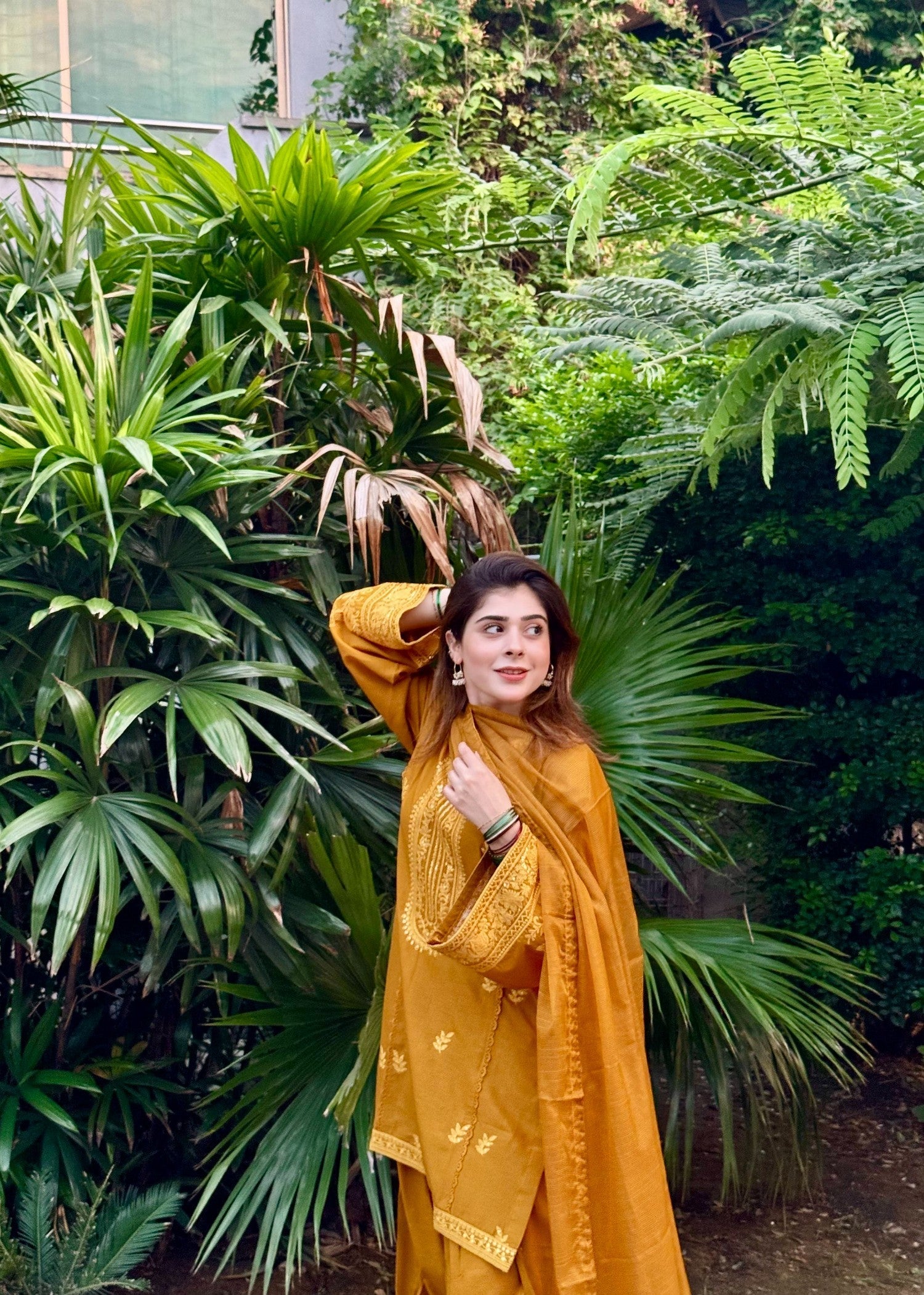 Imtiazbyalrubab Mustard charm Women 3pcs