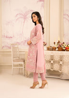 Four Season Boutique MEHAK CHIFFON PINK Women 3pcs