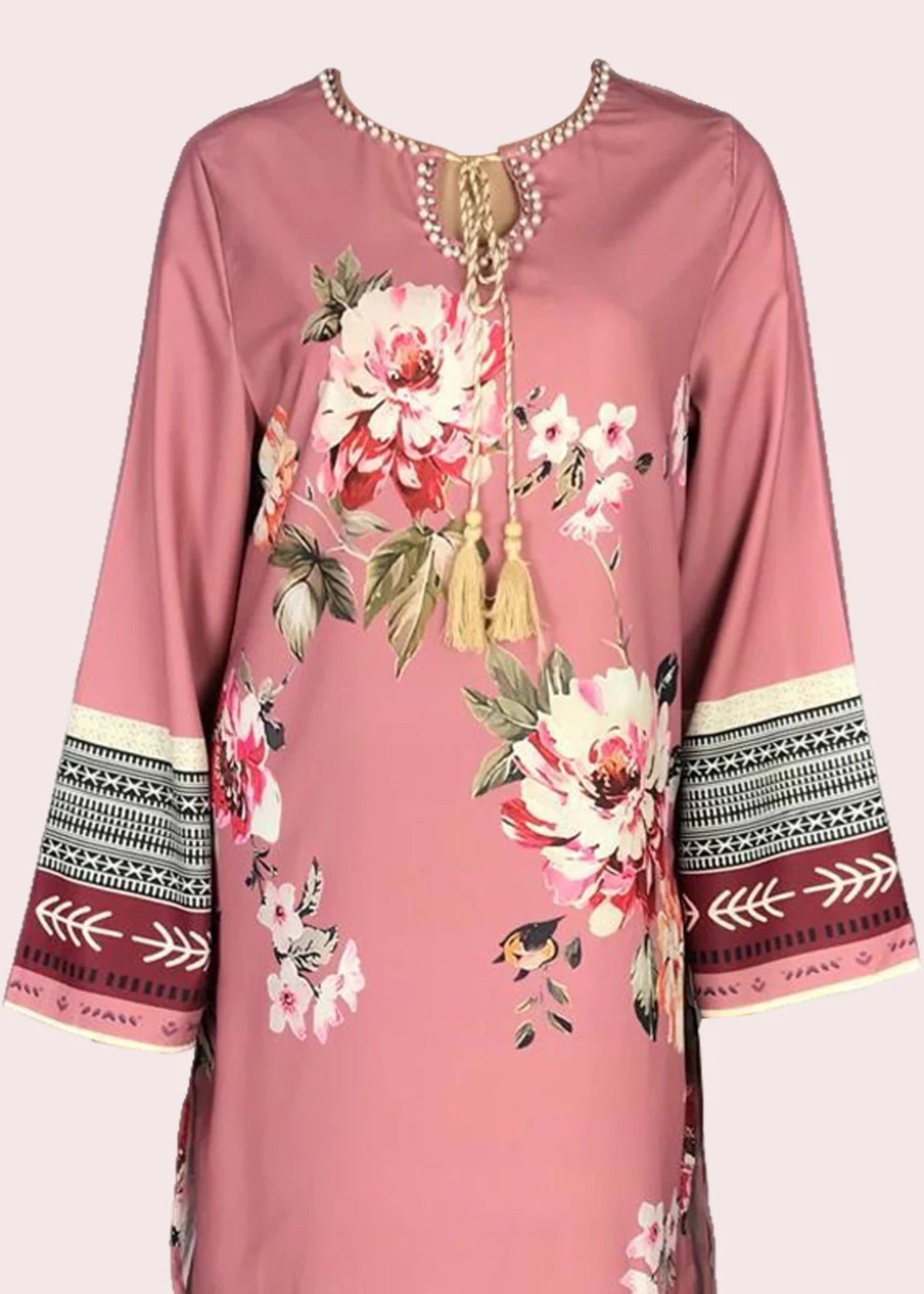 Fabbywear Dori Co ord (Shirt & Trouser) Pink Women 2pcs