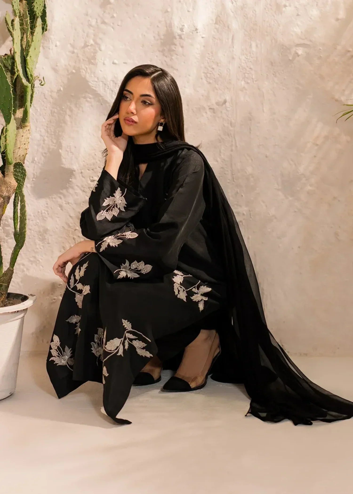 Tawakal Closet BLACK PETALS 03 Women 3pcs