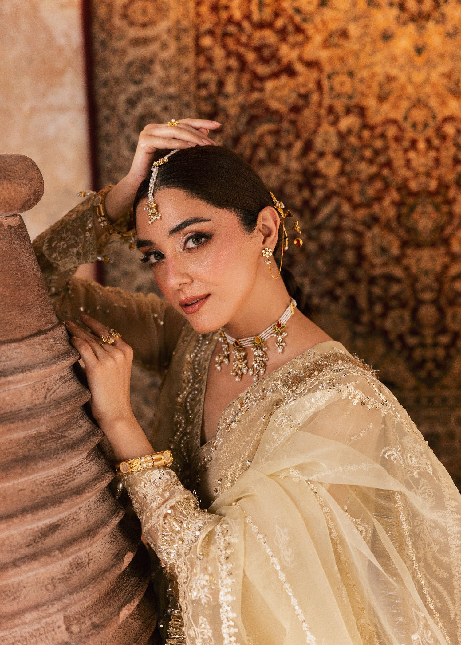 Ally's AL 4272 (Firdous) (N) Women 3pcs