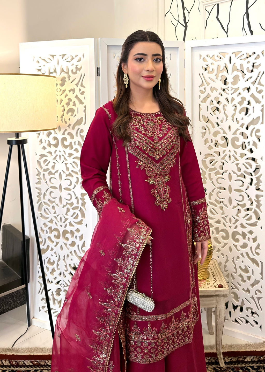 Laal Clothing Raspberry Women 3pcs