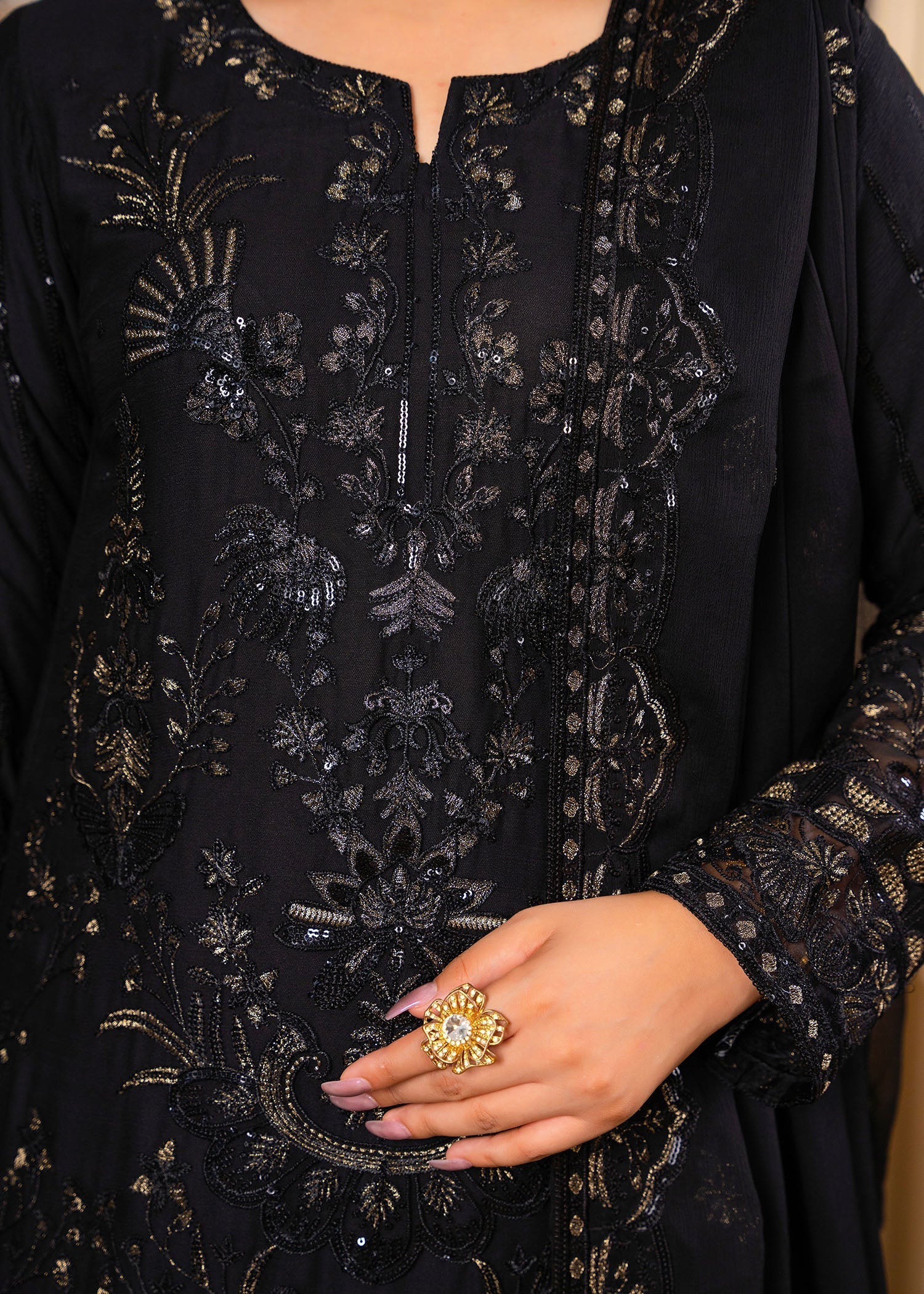 Zahab By M Siyah Sitara Women 3pcs