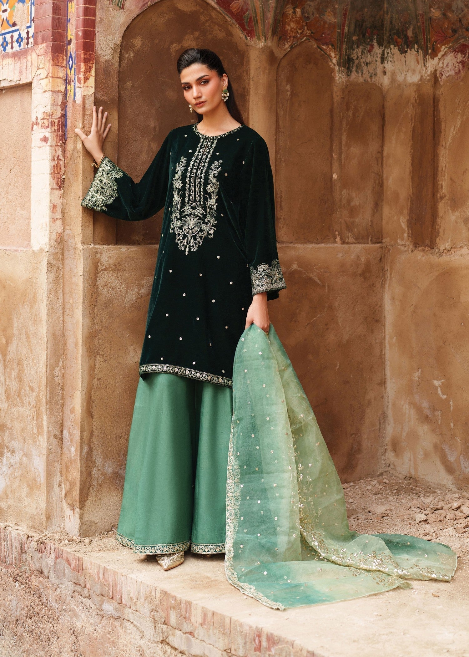 Garnet Clothing Gulnoor Women 3pcs