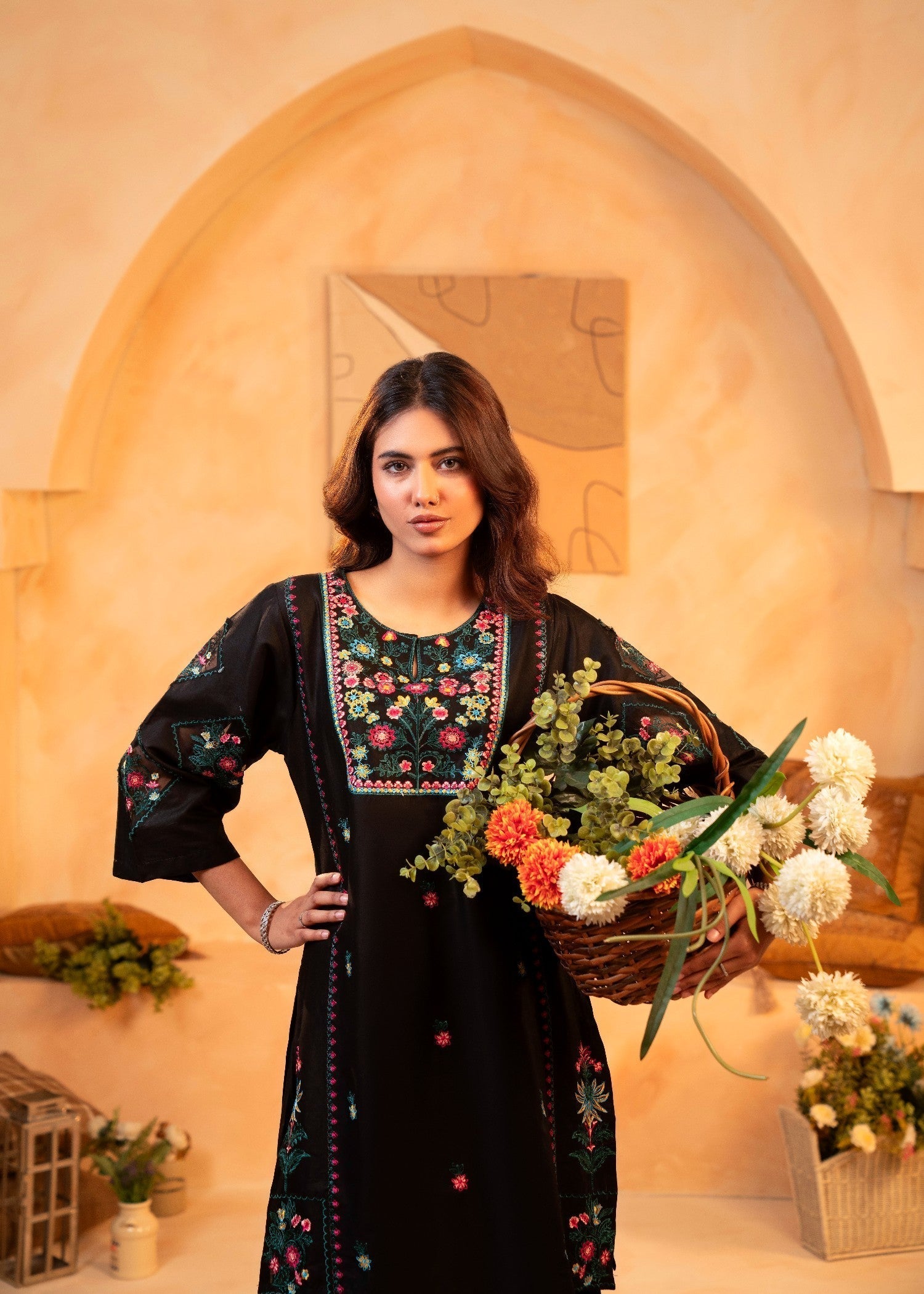 Libas Thread Black Mirage Women 2pcs