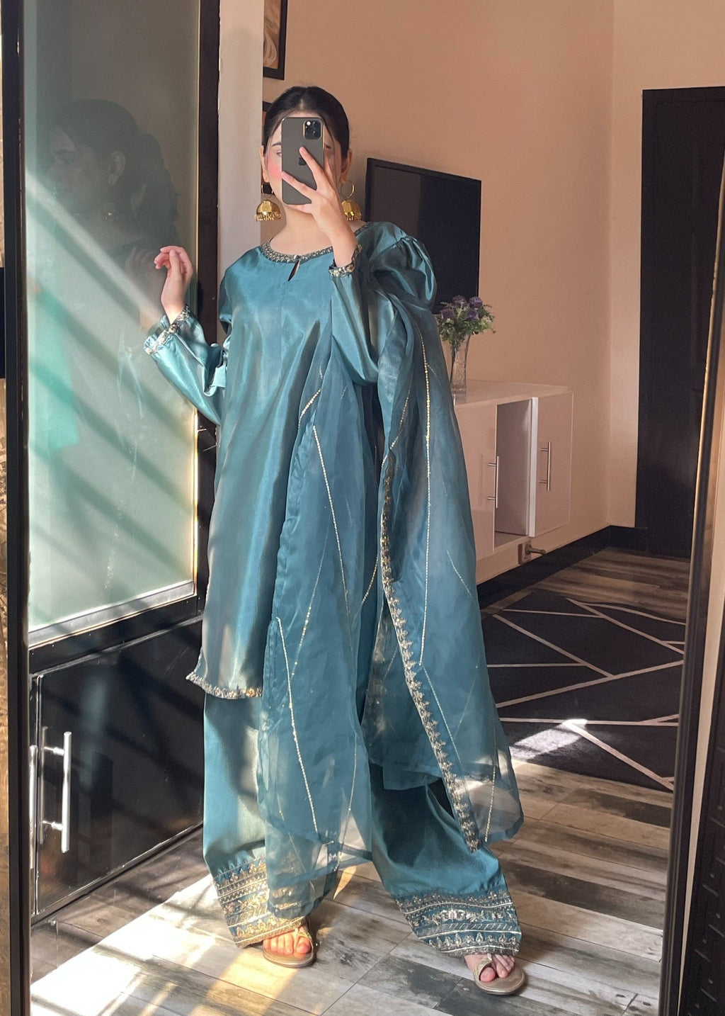 Shehroz Fashion ZINK FARSHI Women 3pcs