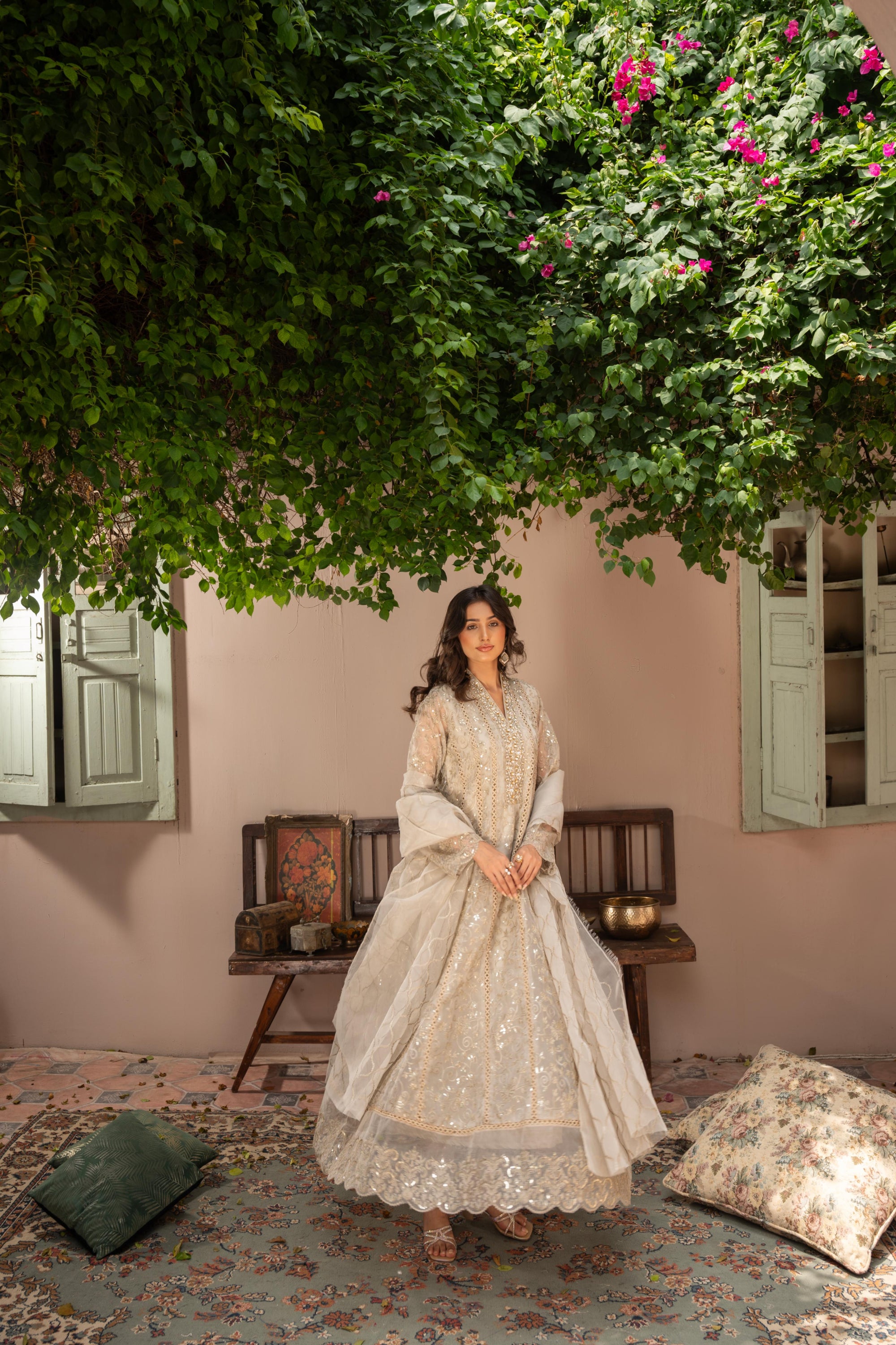 Manahils K 151 TAN BROWN Women 3pcs