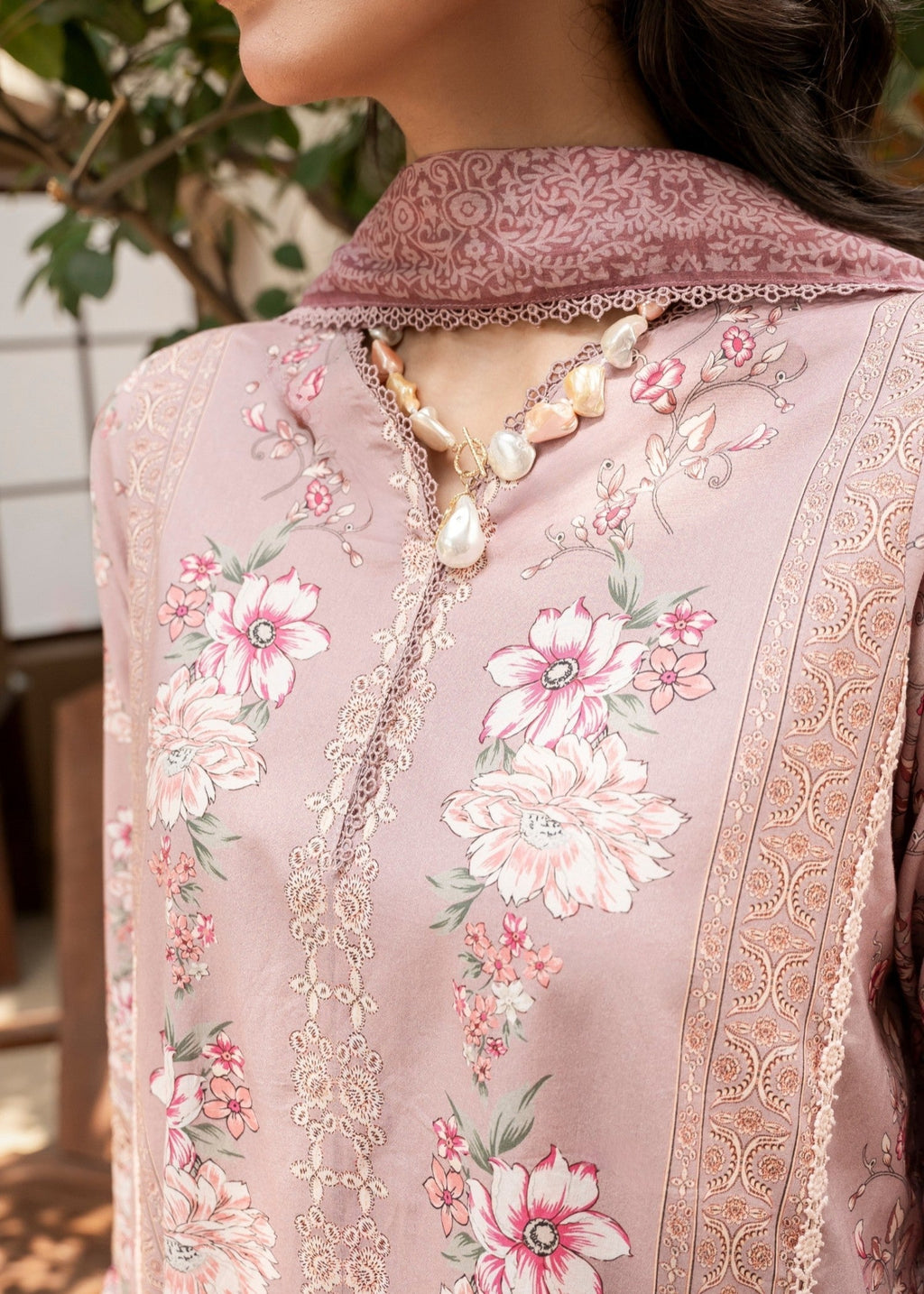 FIRDOUS Stitched Printed Lawn D139 Aprica Women 3pcs