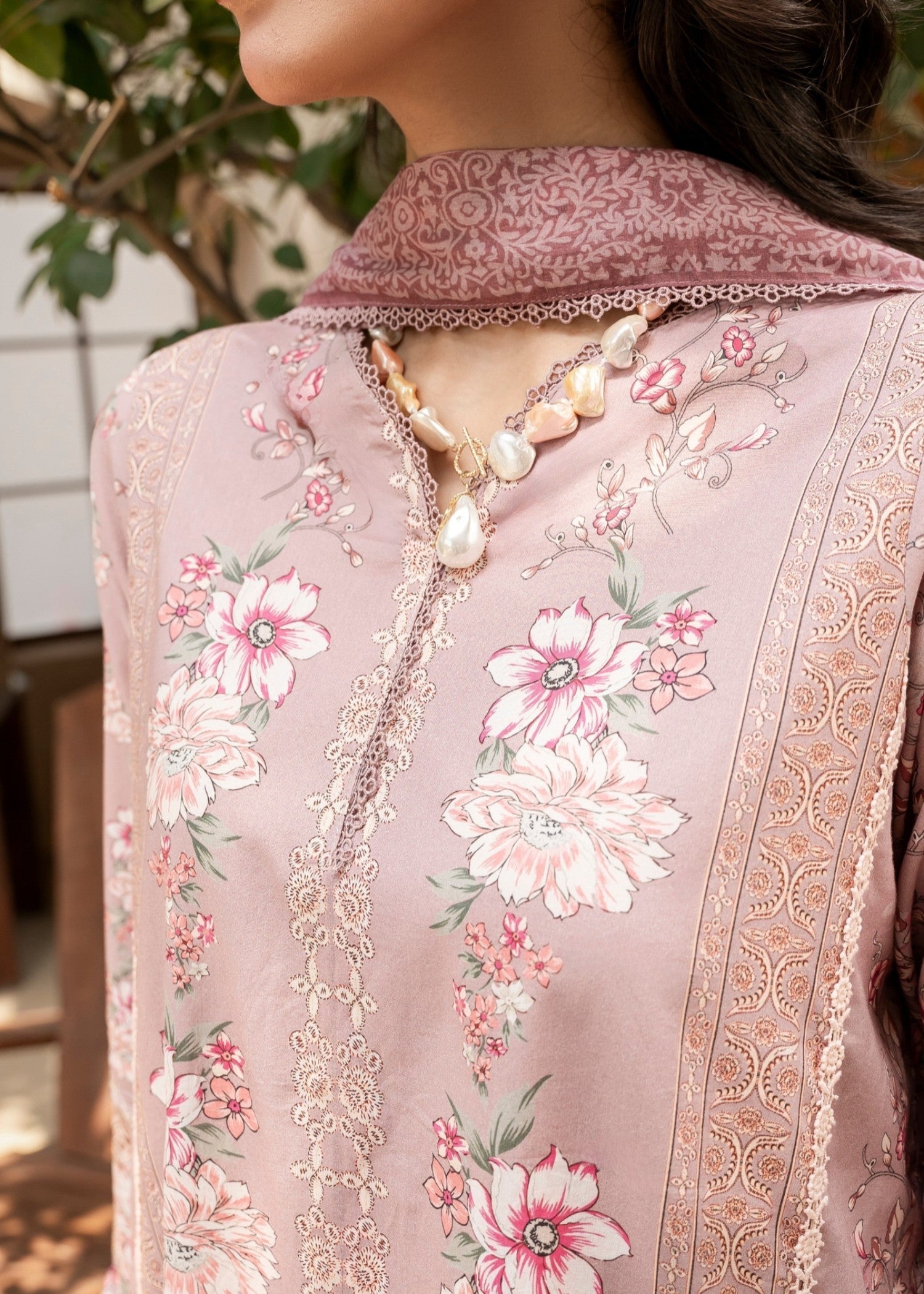 FIRDOUS Stitched Printed Lawn D139 Aprica Women 3pcs