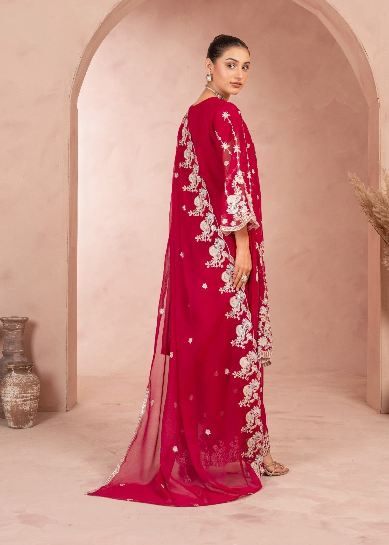 Four Season Boutique ZEBA FROK HOTPINK Women 3pcs