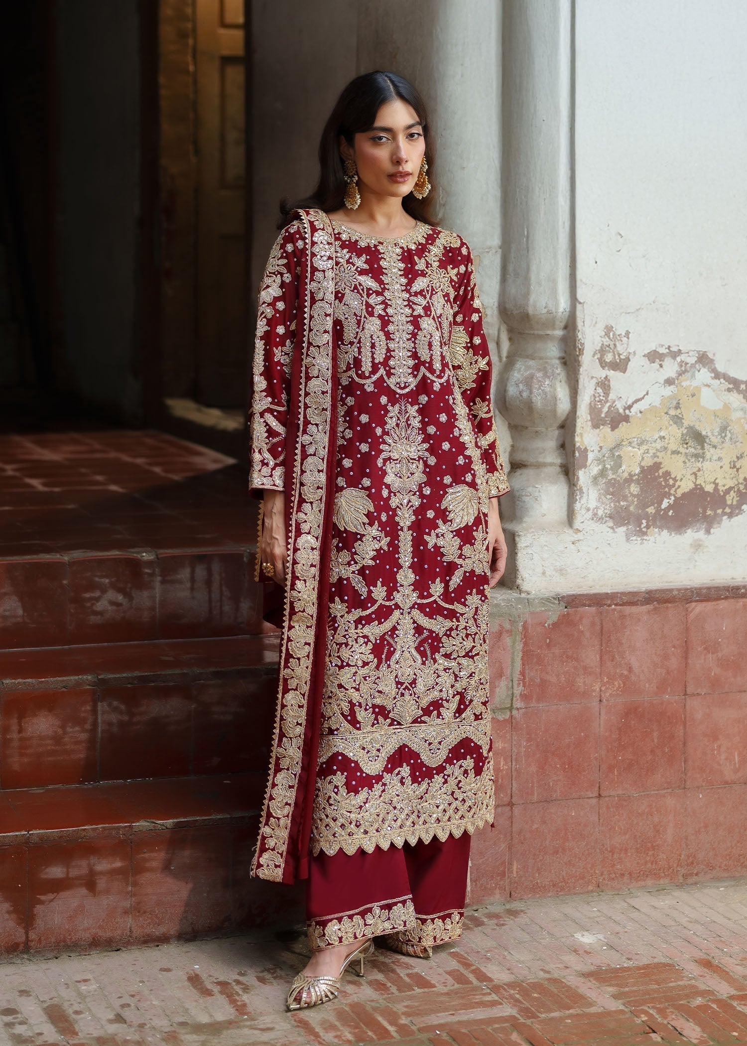 Haseens Official Surkhgul Women 4pcs