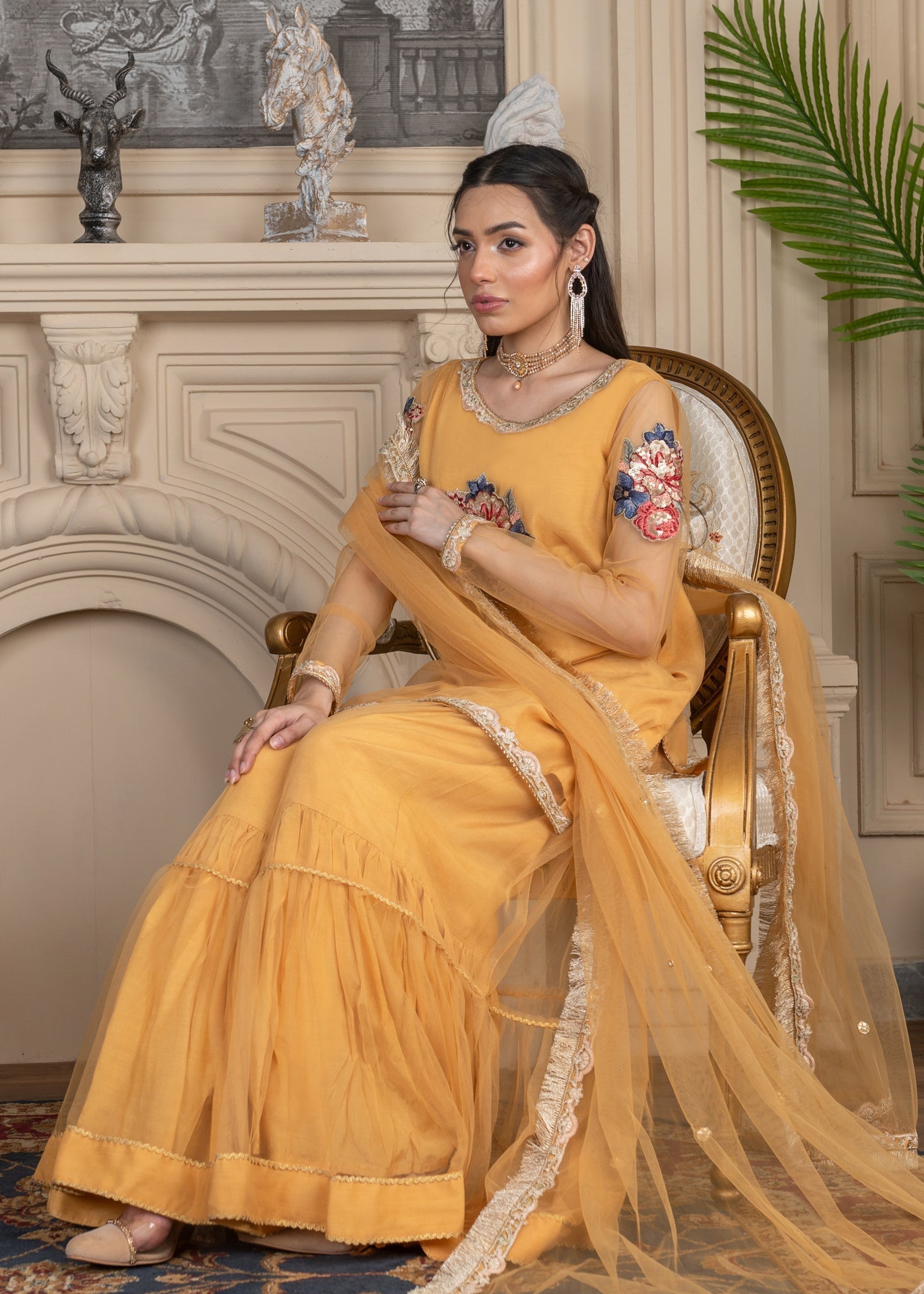 Mz By Mishu Zishu MZ 012 – Amber (Mustard) – Mishu Zishu Women 4pcs