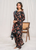Sahibas By Mirza Velour Black Women 3pcs