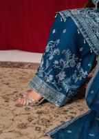 Hkb Officials Noorah Teal Blue Women 3pcs