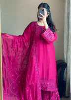 Four Season Boutique AABROOH HOTPINK Women 3pcs