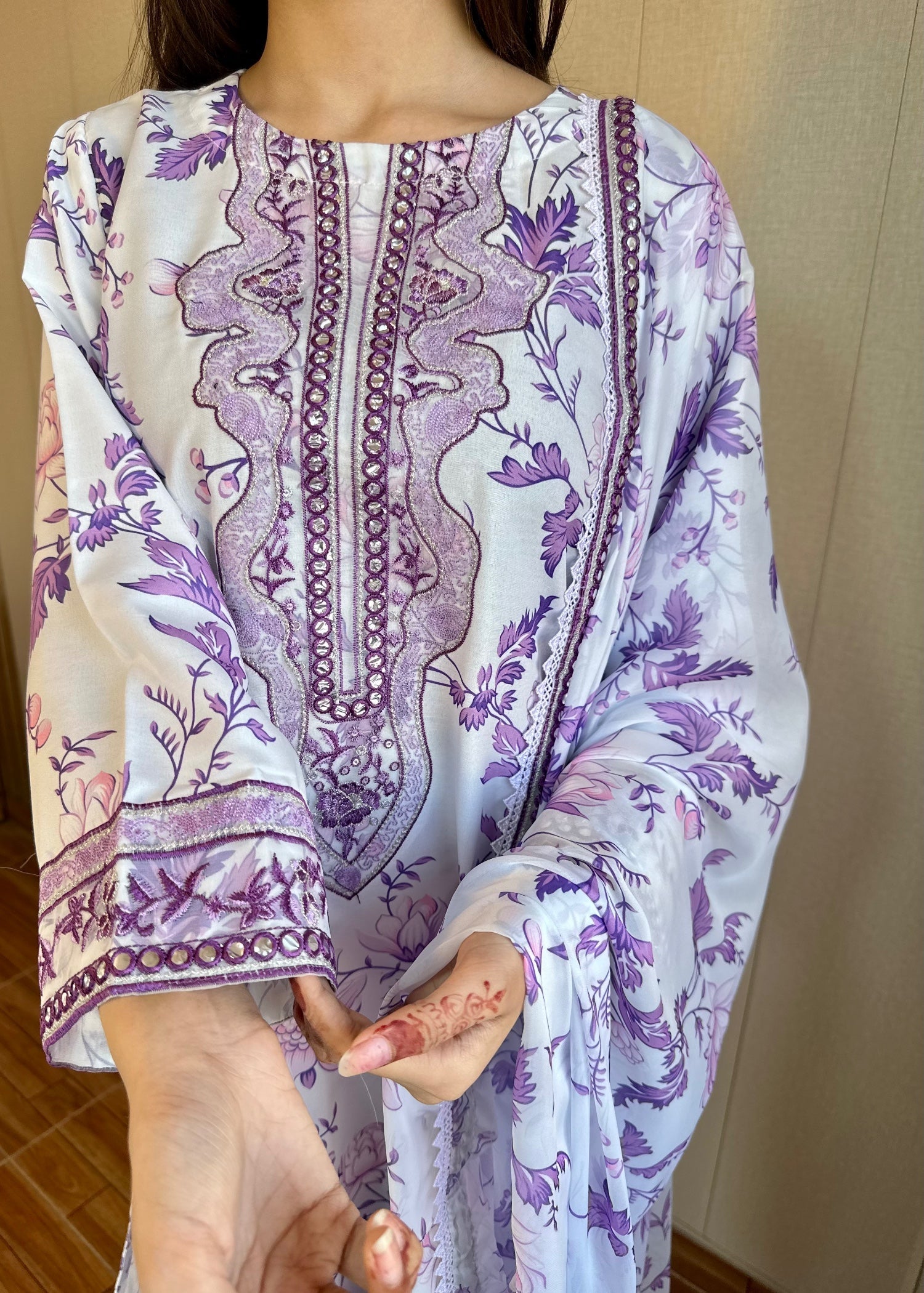 Suits By Sadia Aneela swiss lawn Women 3pcs