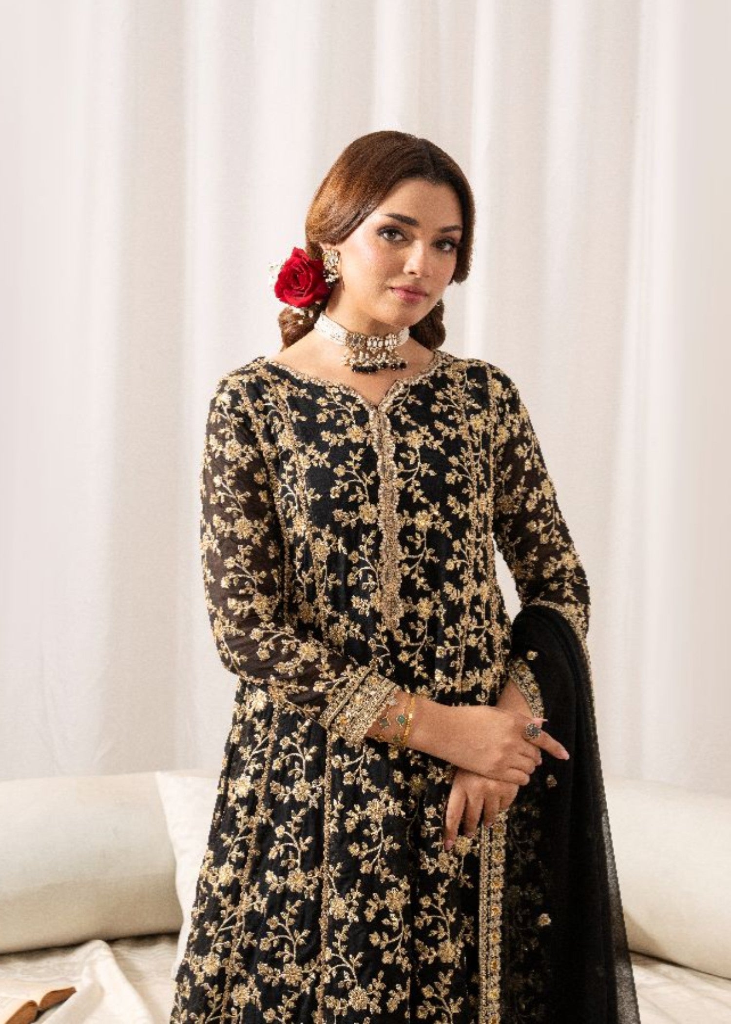 Al-Harir Apparel Rehana Black Women 3pcs