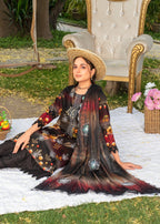 Ayeza Collection Black Kurta Set 06 Women 3pcs
