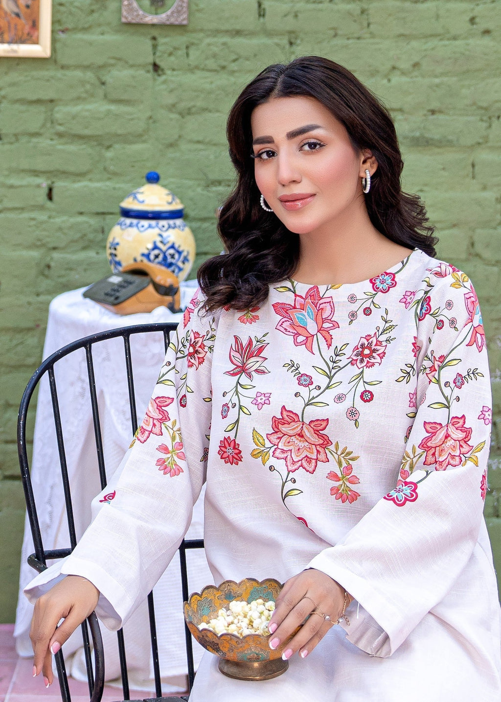 Zeyorah Ivory Women 2pcs