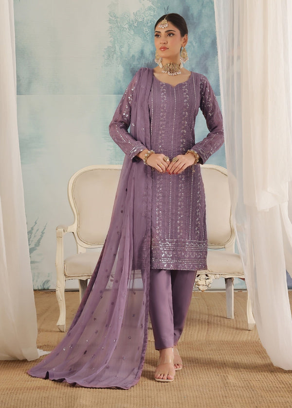Abaan Zohan Chandni Purple Women 3pcs