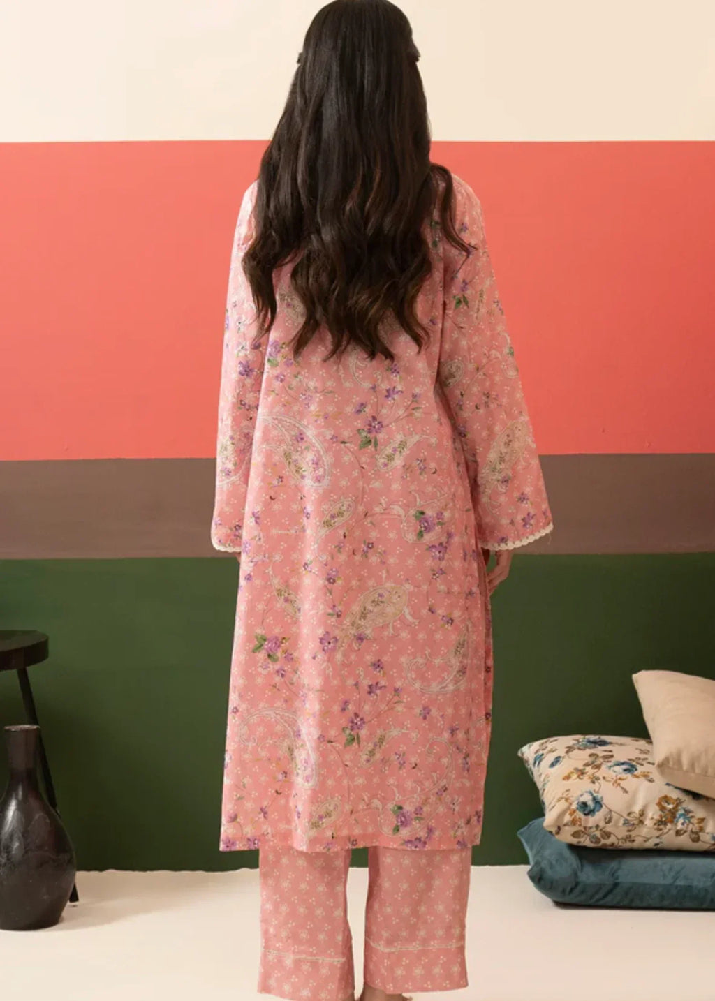 Zellbury Kurta Trouser WPS2522038 Women 2pcs