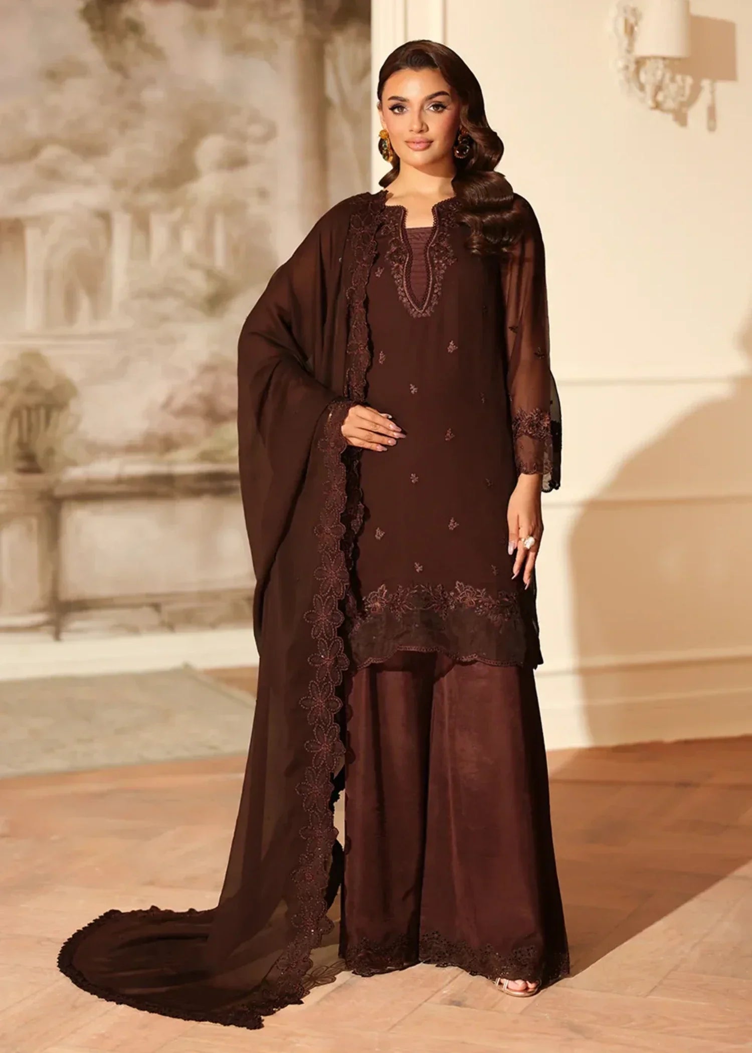 Azure Cocoa Drape Women 3pcs