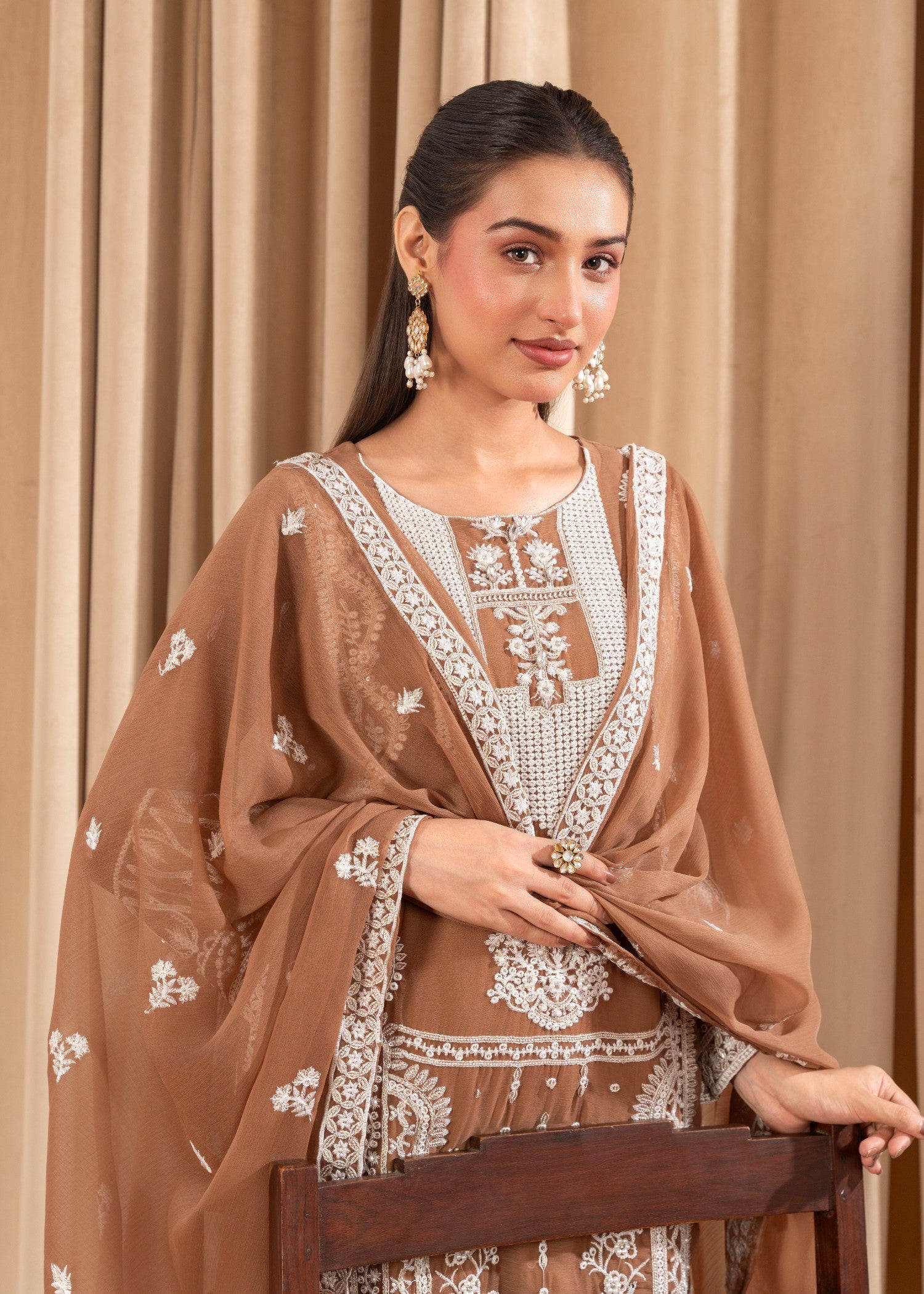 Four Season Boutique MEERAL BROWN Women 3pcs