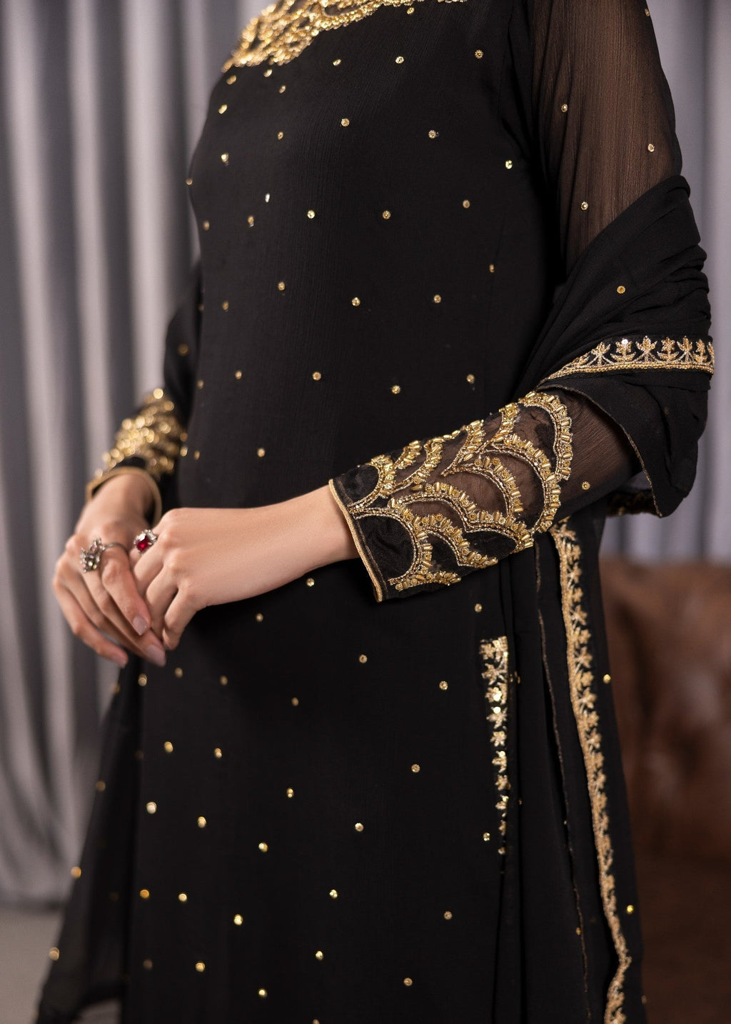 Alyssa BLACK SUIT ALN01 Women 3pcs