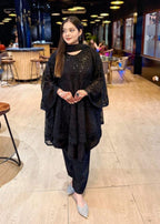 Inaaya Fashion JALPARI Black Women 3pcs