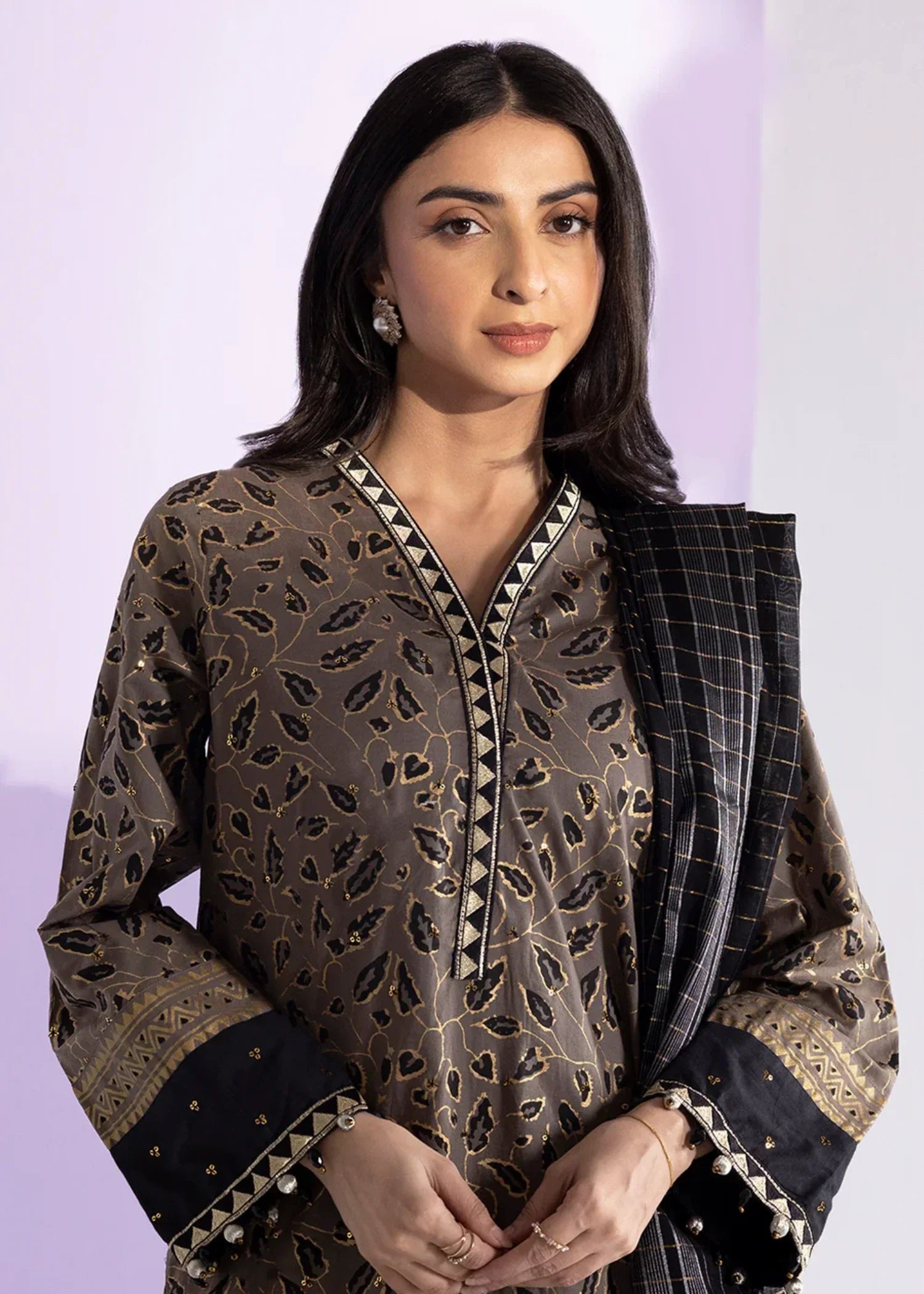 Zellbury WPC2433421 Tan Brown Women 3pcs