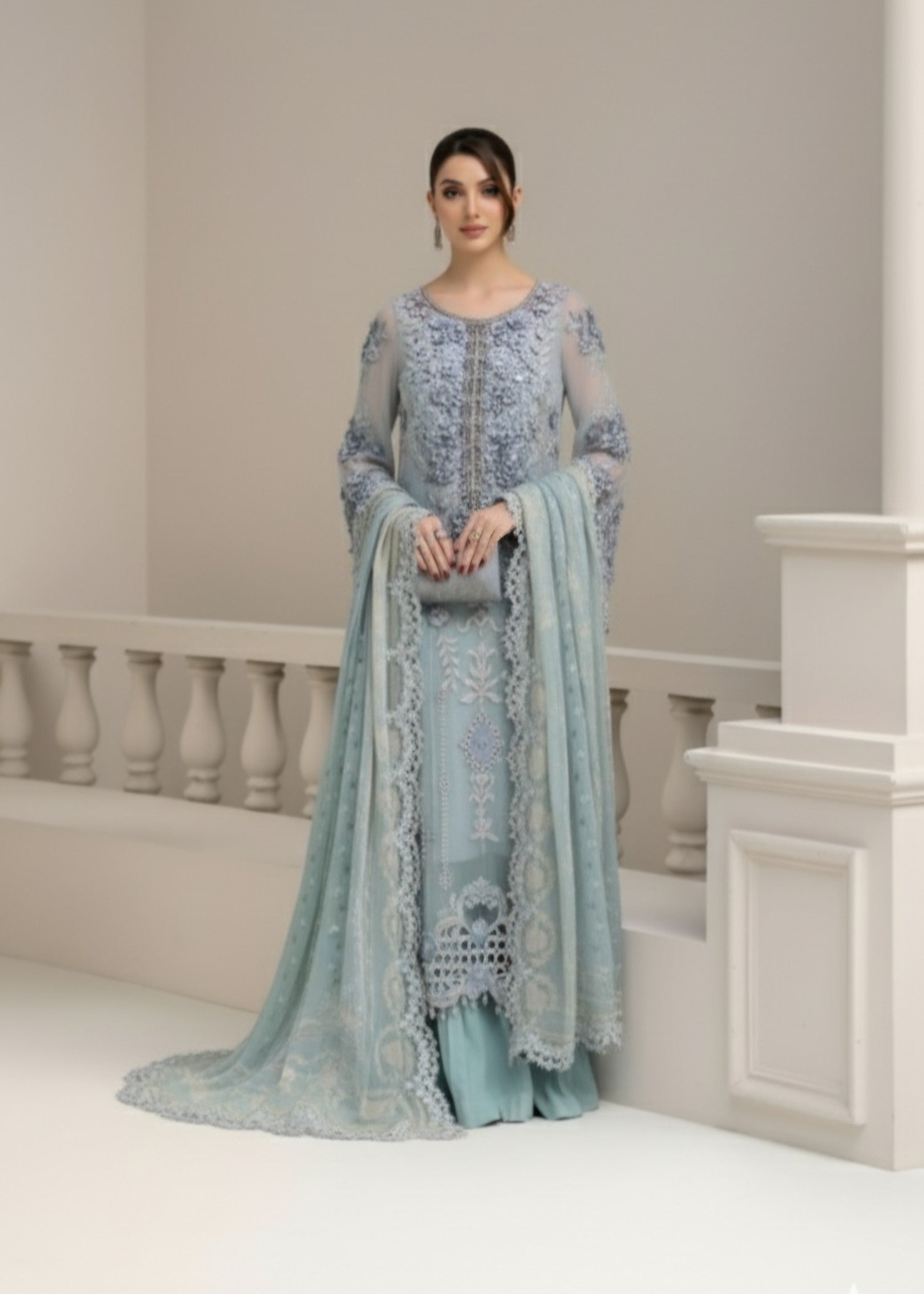 Malhaar Mal CF 4354 BLUE Women 3pcs