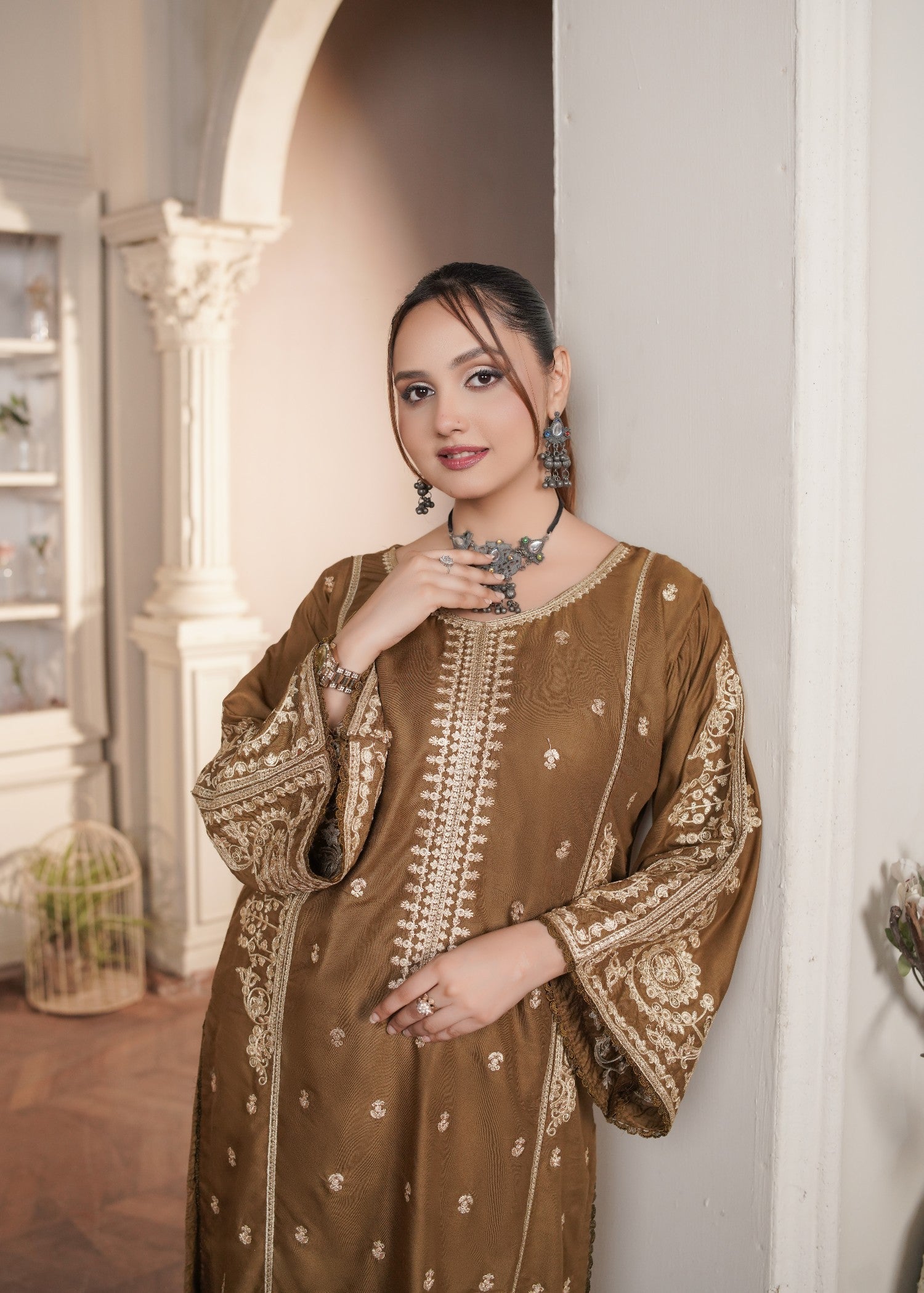 Gulposh Noor Zaar (Embroided ) Women 2pcs