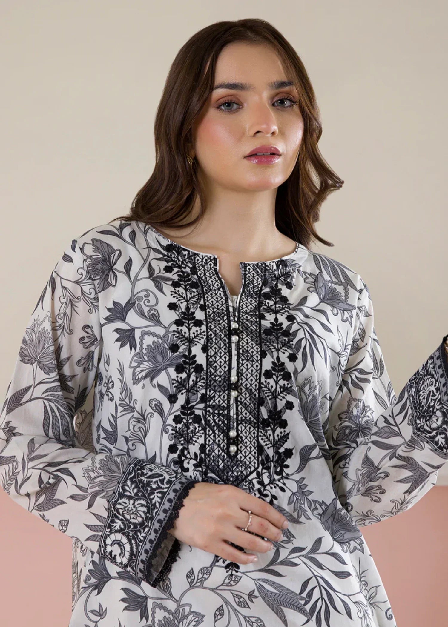 Zellbury WPS2512074 Off White Women 1pcs