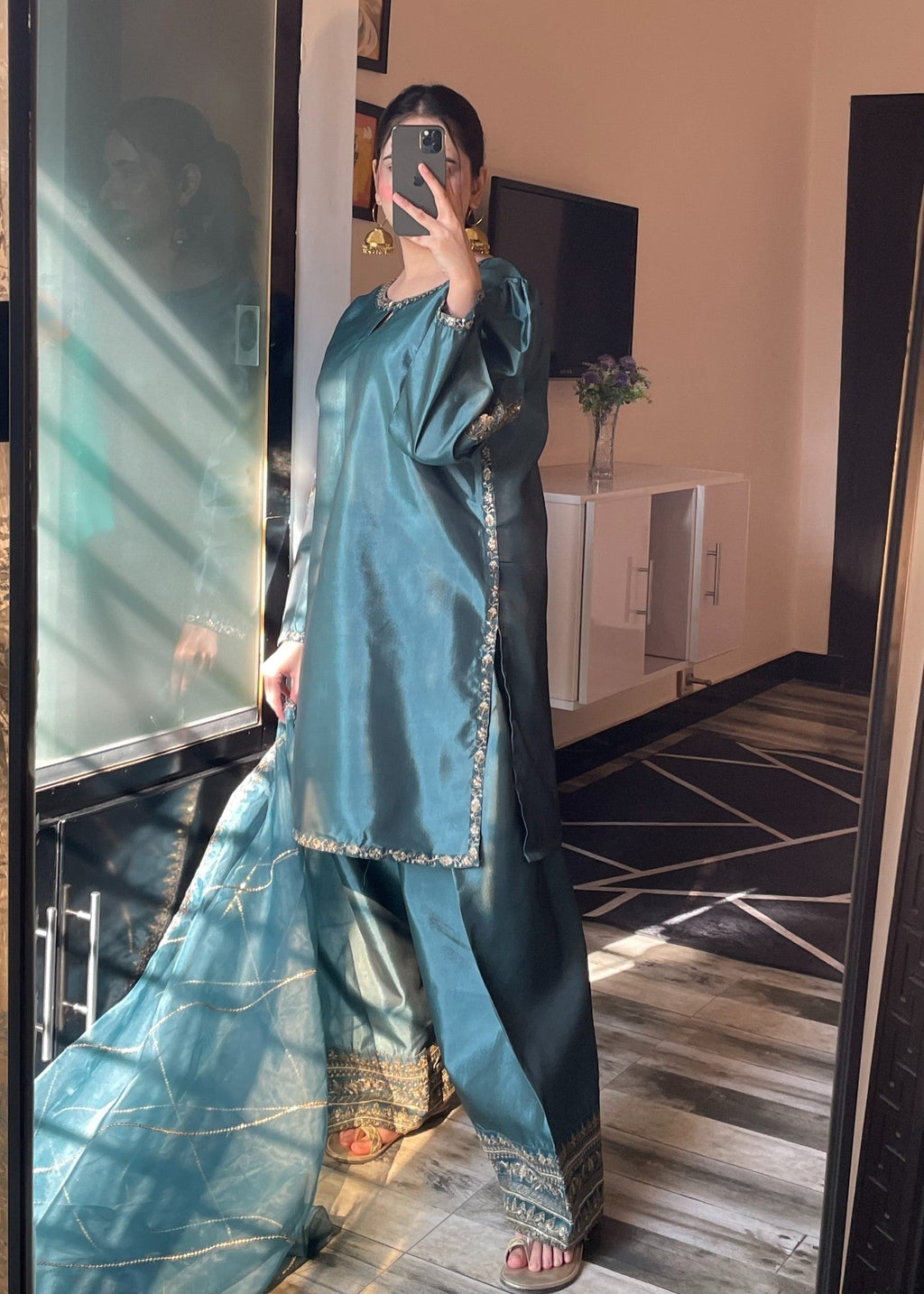 Shehroz Fashion ZINK FARSHI Women 3pcs