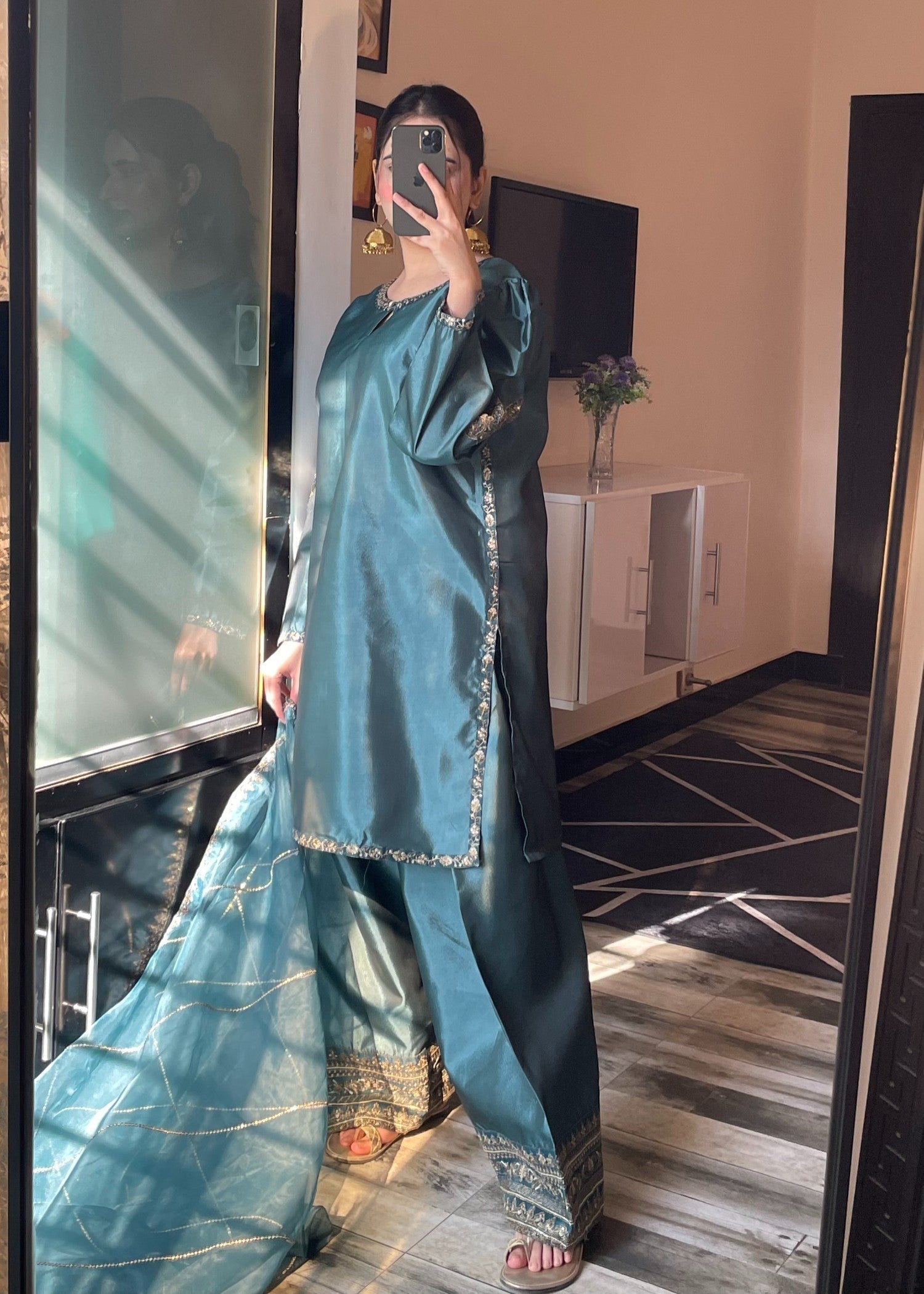 Shehroz Fashion ZINK FARSHI Women 3pcs