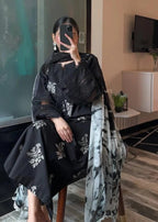 Chaudhary Arts Nora Black Embroidered Women 3pcs