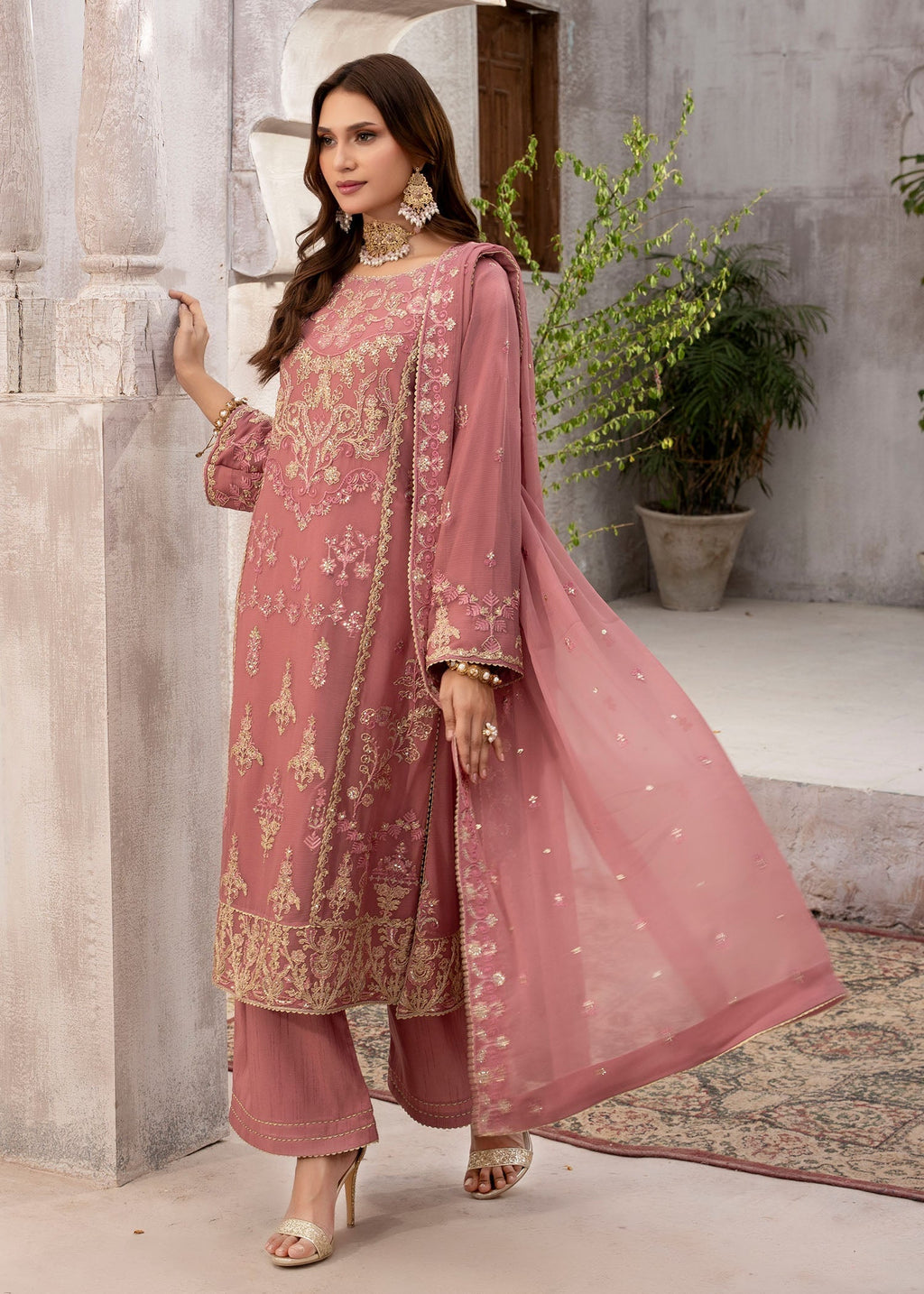 Kanwal Zainab Pink Glow Women 3pcs